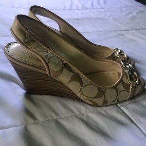 Women’s Coach Wedges, Size 8